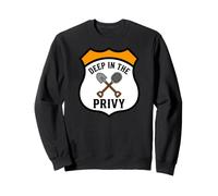 Bottle Digging Relic Hunter Deep In The Privy Design Sudadera