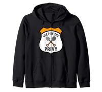 Bottle Digging Relic Hunter Deep In The Privy Design Sudadera con Capucha