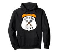 Bottle Digging Relic Hunter Deep In The Privy Design Sudadera con Capucha