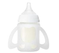 Bottle Handles -2.95x2.76 Inches Silicone Hollow Design | Easy Hygiene Maintenance Effective Bottle Hold Ergonomic Wear-Resistant Grip For Bottles White Orange Violet