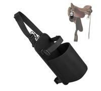 Bottle Holder Saddle, Outdoor Gear Tool, 8.89x3.174x3.93 Inches Nylon Bag, Non Slip Carrier with Secure Grip, Farm Accessory for Barn Pasture Trail, Training Supply for Patrolling Stable & Gathering