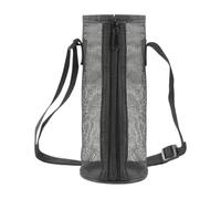 Bottle Holder - Water Bottle Pouch, Adjustable Lightweight Carrier, Insulated Fabric Material, Compact Shoulder Sling, Exterior Zippered Pocket, Hydration Transport Solution for Travel
