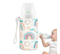 Bottle Insulated Sleeve, Milk Bottle Insulator, Breastmilk Warming Cover, Keeps Milk at Ideal Temperature, Portable Feeding Accessory for Travel and On-the-Move Use