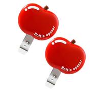 Bottle Opener (2 Pack) - Cute Shaped Magnetic Beer Soda Opener | Refrigerator Magnet Bottle Openèr With Strong Non-Slip Grip | Multifunctional Decorative Metal Tool For Bar Kitchen Restaurant Ca