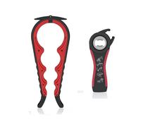 Bottle Opener & Jar Opener for Weak Hands - Ergonomic Kitchen Tool for Easy Grip & Effortless Opening