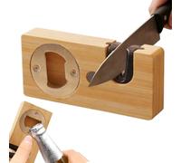 Bottle Opener | Magnetic Refrigerator Opener, Built-In Cutter Sharpener