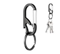 Bottle Opener - Manual Stainless Steel Keyring, Ergonomic Jar Lid Lifter with Integrated Hook, Heavy Duty Pocket, Ideal for Wedding Party Favors
