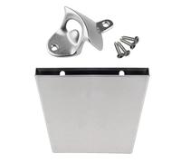 Bottle Opener With Storage Bucket - Alloy Ergonomic Magnetic Wall-Mounted | Beer Wine Alcohol Opener For Home Kitchen Bar Apartment Restaurant Dad Husband