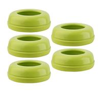 Bottle Rings - PP Replacement Collar Set Feeding Accessories | Bottle Collar Replacements - PP 5 Pack Feeding Rings | Infant Nursing Accessories | Secure Leak Prevention | For Bottles