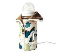 Bottle Warmer Bag - PU Leather Thermal Cover | Portable Feeding Access