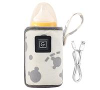 Bottle Warmer For Breastmilk - Insulated Portable USB Milk Warmer | Rechargeable Thermal Bag Cover For Feeding Bottles, Perfect Travel Accessory For Keeping Breastmilk Warm -the-Go