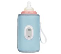Bottle Warmer - Portable Baby Milk Warmer, Constant Temp Warming Sleeve, Digital Display Milk Bottle Warmerr For Toddler Boy Girl Dad Parent Home Nursery Long Trip Travel Winter Outing