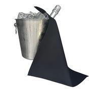 BOTTLECLOTHS - Catering Collection, Paño para Cubitera, Polialgodón, 42 cm, Agujero en Esquina, Círculo Cosido (Negro, Paquete de 1)