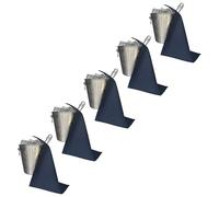 BOTTLECLOTHS - Catering Collection, Paños para Cubiteras, Polialgodón, 42 cm, Agujero en Esquina, Círculo Cosido (Azul Marino, Paquete de 5)