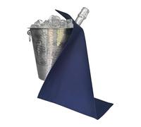 BOTTLECLOTHS - Original Collection, paño para botellas de hielo, algodón, 42 cm, agujero de esquina, círculo cosido (azul real, paquete de 1)