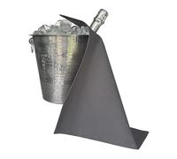 BOTTLECLOTHS - Original Collection, Paño para Cubo de Hielo, Algodón, 42 cm, Agujero en Esquina, Círculo Cosido (Platino, Paquete de 1)