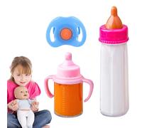 Bottles Magic Magic de desaparición del bebé - Botella de Leche Play Play Childrens Baby Doll Magic Bottles Feeding Bottles de de Leche | 3pcs Accesorios de muñecas de la Botella de enfermería de