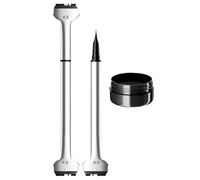 Bottom Lash Stamp, Waterproof Bottom Eyelash Makeup Tool Stencil, 10x8x5cm Adorable Eyelashes Enhancer Tools, Sweatproof Lazy Lashes Stamp with Ink for Women, Girls