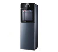 Bottom Loading Bottled Water Cooler Dispenser | Floor-Standing Water Machine with Glass Doors, For Home Office Coffee Tea Bar Dorm(Gray b)