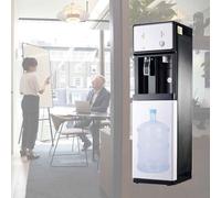 Bottom Loading Water Cooler Dispenser - 3 Temperatures with Hot, Room & Cold Spouts, with Empty Bottle Alert, Ideal Design for Home & Office