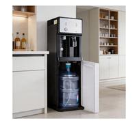 Bottom Loading Water Cooler Dispenser for 3-5 Gallon Bottles, 3 Temperature - Hot, Cold & Room Water with Child Lock, Ideal Design for Home & Office