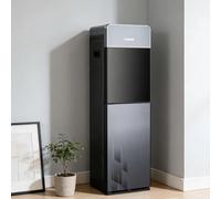 Bottom Loading Water Cooler Dispenser, fría y Interior, construcción Duradera de Acero Inoxidable, Revestimiento Antimicrobiano, para oficinas guarderías y gimnasios,001,Hot and Cold Types