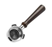 Bottomless Portafilter - 54mm Coffee Portafilter Handle | Stainless Steel Coffee Filter - Espresso Machine Handle with Solid Wood Grip for Precise Extraction Even Coffe Puck Brewing Ideal