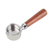 Bottomless Portafilter, Stainless Steel Portafilter, 3 Ears Portafilter with Portafilter Basket Removal Tool Compatible for Homes, Kitchens, Offices, Coffee Shops (51mm)