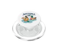 Bottoms Up Divertido Pato Caza Beber Juego de Palabras PopSockets PopGrip para MagSafe