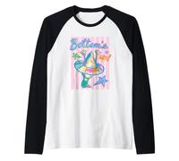 Bottoms Up - Flotador Divertido de Pato para Piscina, diseño de Vacaciones de Verano Camiseta Manga Raglan