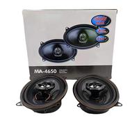 Bottone Altavoces coaxiales para coche, fáciles configuraciones, amplios rangos, compatibilidad para reuniones, entusiastas de la música, altavoces profesionales para coche