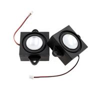 Bottone Altavoces de fidelidad portátiles de 1.2 pulgadas, 4 ohmios, 5 W, 30 mm, para teatro, 2 unidades de rangos completos