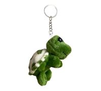 Bottone Bonito llavero de peluche de tortuga de dibujos animados, llavero de adorno de peluche suave para bolso, mochila, bolso, llavero de animales lindos para hombres y mujeres, verde claro, lobster