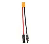 Bottone Cable adaptador de panel solar XT90 resistente para una transferencia de energía eficiente, fuerte conductividad y aislamiento de cables de centrales eléctricas