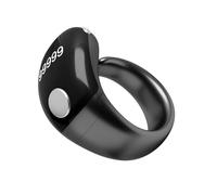 Bottone Contador de anillos con pantalla transparente para entusiastas del fitness, práctica espiritual, gestión de inventario de carga, contador de dedos recargable