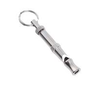 Bottone Flauta de metal portátil para entrenamiento de mascotas, para perros y cachorros, control de ladridos, ayuda de alimentación de metal, adiestramiento de perros para pájaros