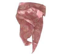 Bottone French Styles - Bufanda triangular para la cabeza, elegante, chal para mujer, con patrón de anacardo, para fotos, para vacaciones, bufanda protectora solar, Flor de anacardo de poliuretano