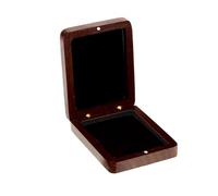 Bottone Organizador de monedas de madera, elegante estuche de almacenamiento de medallas militares, elegante caja de presentación de insignias, embalaje de joyería, almacenamiento de monedas