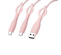 Bottone Protectores de cable de carga de silicona, organizadores de cables portátiles para el hogar, viajes, accesorios de almacenamiento de cables, protectores de cable de carga