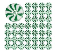 Bottoni Decorativi Natalizi Per Vestiti - 50 Pezzi Rotondi Per La Sostituzione Del Cucito, Set Bottoni Perr Vestiti Fatti a Mano | Perr Riparazione Di Maglioni E Abbigliamento Femminile Du