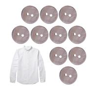 Bottoni in conchiglia sfus - 10 pezzi/confezione | bottonii in conchiglia per vestiti - Bottonii a conchigliaa per giacca da 10 pezzi | Bottoni di conchigliaa naturale di perle di design rotondi a 2 f