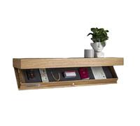 BotYcht Estante Oculto, Estante Flotante con Cajón Oculto, Estante de Pared con Compartimento Secreto, para baño, salón, Cocina, Compartimento Escondido para Objetos de Valor,Café