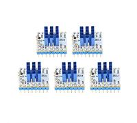 BouBou 10Pcs Tmc2209 V2.1 Super Silent Stepper Driver 56 Microsteps Current 2.8A Peak con 5Pcs Step Stick Protector Kit para Impresora 3D