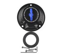 Bouchon Carburant Moto Tapa De Tanque Combustible Motocicleta Para Yamaha YZF-R7 YZFR7 R7 2021 2022 Tapa De Aceite Aluminio Giratoria Liberación Rápida Carreras GFVFGNLNNA(Blue)