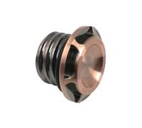 Bouchon Carburant Moto Tapa Del Tanque Aceite Descarga Atornillada Combustible La Motocicleta Para Harley Davidson Para Sportster XL 1200 883 X48 Dyna 72 Touring Softail GFVFGNLNNA(Marrón)