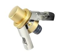 Bouchon de Champagne - Bouchon de Bouteille Vin Mousseux Acier Inoxydable | Cava avec Pompe à Pression Intégrée | Scelleur Vide Anti-Fuite pour Accessoire Bar