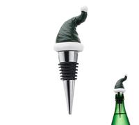 Bouchon De Vin Chapeau De Noël - Bouchon De Bouteille Père Noël Réutilisable En Résine Et, Accessoire Festif Pour Vin, Whisky Et Boissons | Décoratif Cadeau Pour Amateurs De