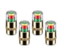 Bouchons Pression Pneus - Indicateur Visuel Tige Roue, Système ÉTanche, Accessoire Protection Composant | Bouchons IDéal Pour Voiture Camion Remorque SUV Camping-Car Moto