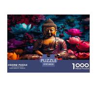 Bouddha Puzle Juguete Educhativo Decoración Familiar 1000 Piezas bouddhisme Puzzle Juguetes Desafiantes Juego De Habilidad para Adultos Y Niños 38x26cm/1000pcs