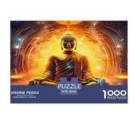 Bouddha Puzzle Juguete Educhativo Decoración del Hogar 1000 Piezas bouddhisme Rompecabezas Imposible Entretenimiento Creativo para Adultos 38x26cm/1000pcs
